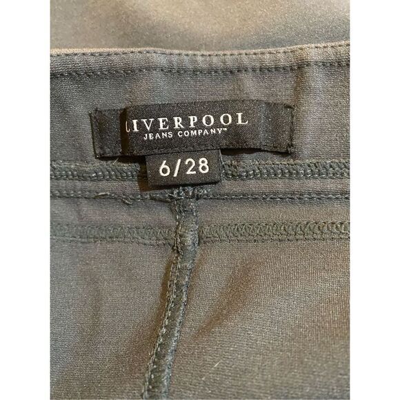 Liverpool Jean Company Women’s Pull On CeCe Stretchy Pencil Skirt Size 6 - Picture 4 of 5